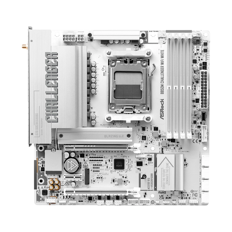 Материнская плата ASRock B850M Challenger WiFi White Micro-ATX