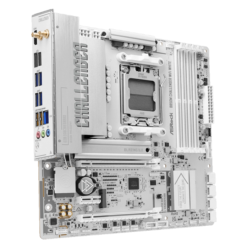 Материнская плата ASRock B850M Challenger WiFi White Micro-ATX