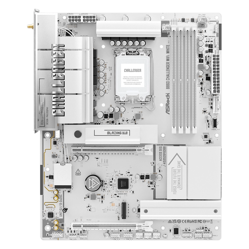 Материнская плата ASRock B860 Challenger WiFi White LGA1851 ATX