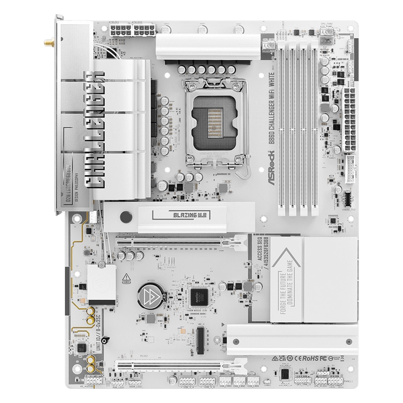 Материнская плата ASRock B860 Challenger WiFi White LGA1851 ATX