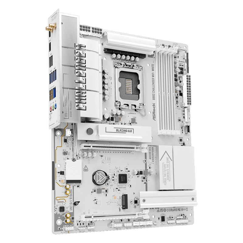 Материнская плата ASRock B860 Challenger WiFi White LGA1851 ATX