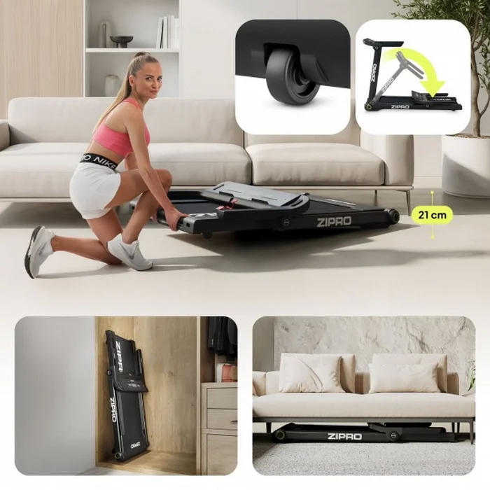 Bandă de alergat Zipro Pacto iConsole Plus Negru
16 km/h | 130 kg