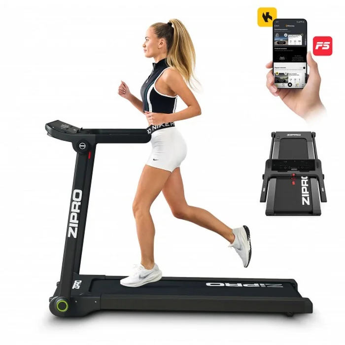 Bandă de alergat Zipro Pacto iConsole Plus Negru
16 km/h | 130 kg