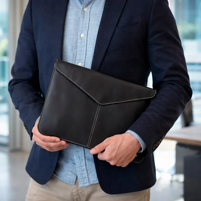 Husă pentru laptop Baggins Magnet Negru
Piele | 14