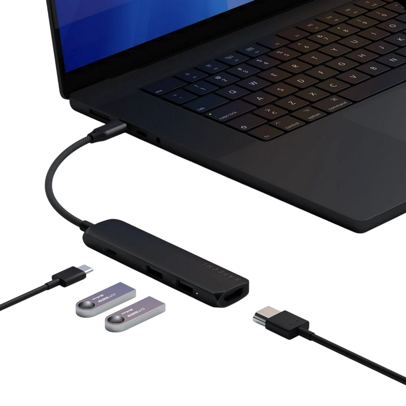 Stație Docking Satechi Slim multiport 4-in-1 USB-C Negru
10 Gbps | USB Type-C