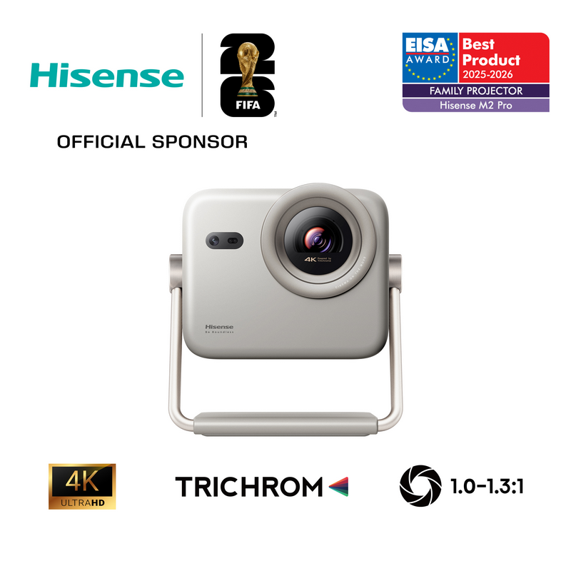 Proiector Hisense M2 Pro DLP Argintiu
3840 x 2160 | 1300 ANSI Lumens | 16:9
