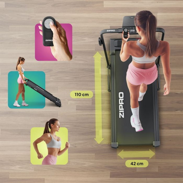 Беговая дорожка Zipro Newlite Черный