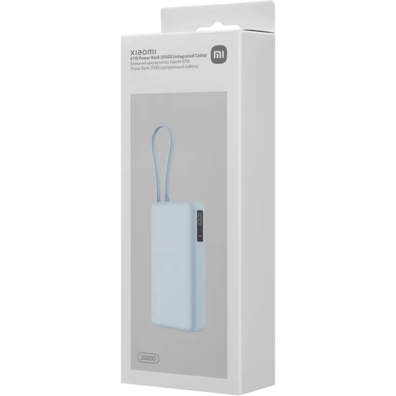 Acumulator extern Xiaomi BHR08O8GL Albastru deschis
Litium-Ion | 20000 mAh