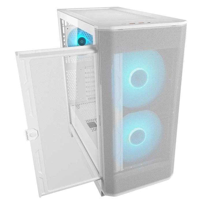 Carcasă PC Cougar Airface FLO RGB Midi-Tower Alb
Fără PSU | Oțel, plastic ABS, Sticlă călită | ARGB