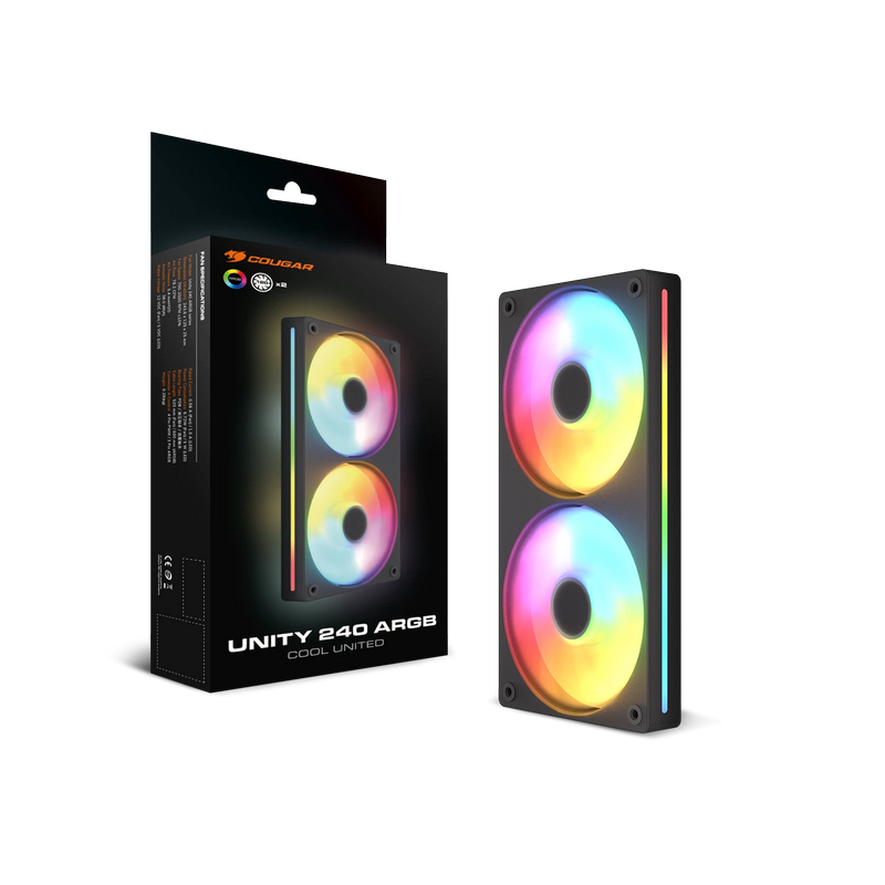 Вентилятор для ПК Cougar Unity240-FB 120 мм Черный