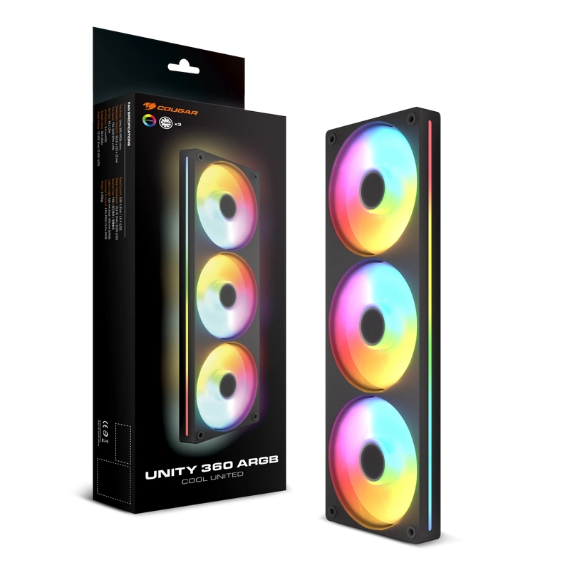 Вентилятор для ПК Cougar Unity360-FB 120 мм Черный