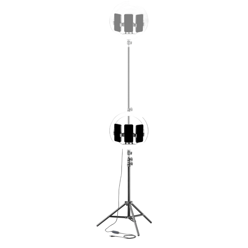 Selfie Stick Cellularline Trio Universal Negru