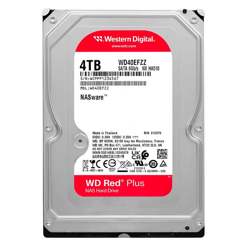 Cumpara  HDD Hard Disk Drives - Жесткий диск Western Digital WD Red Plus 4 ТБ..