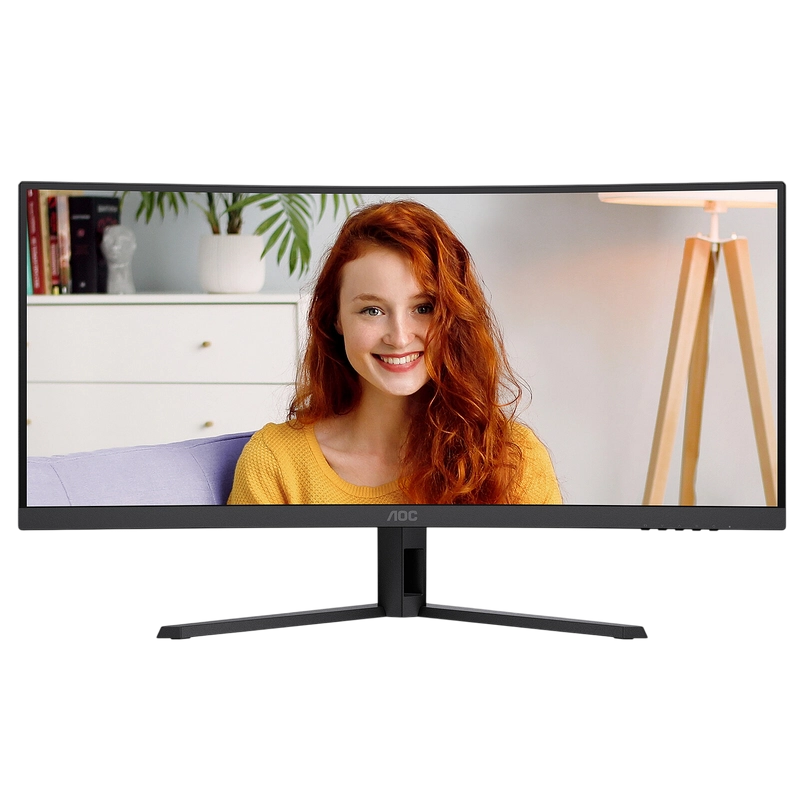 Офисный монитор AOC CU34B3E Чёрный..