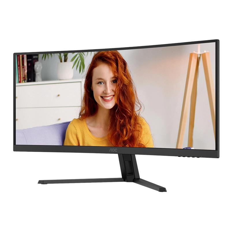 Офисный монитор AOC CU34B3E Чёрный