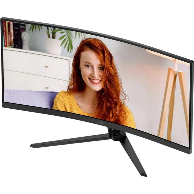 Офисный монитор AOC CU34B3E Чёрный