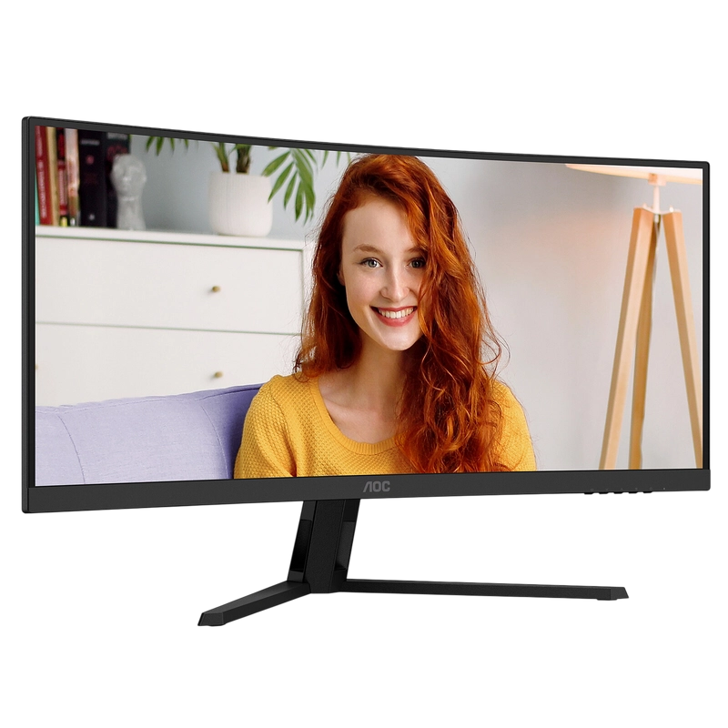 Офисный монитор AOC CU34B3E Чёрный