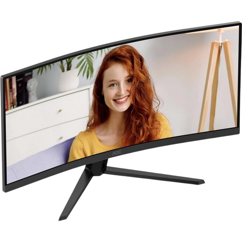 Офисный монитор AOC CU34B3E Чёрный