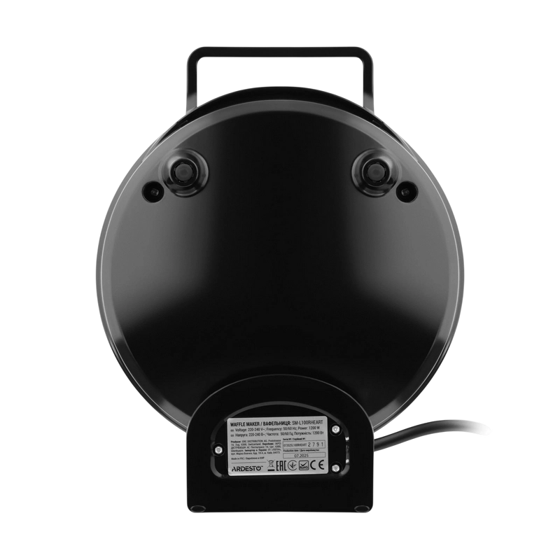 Вафельница Ardesto SM-L100RHEART Чёрный