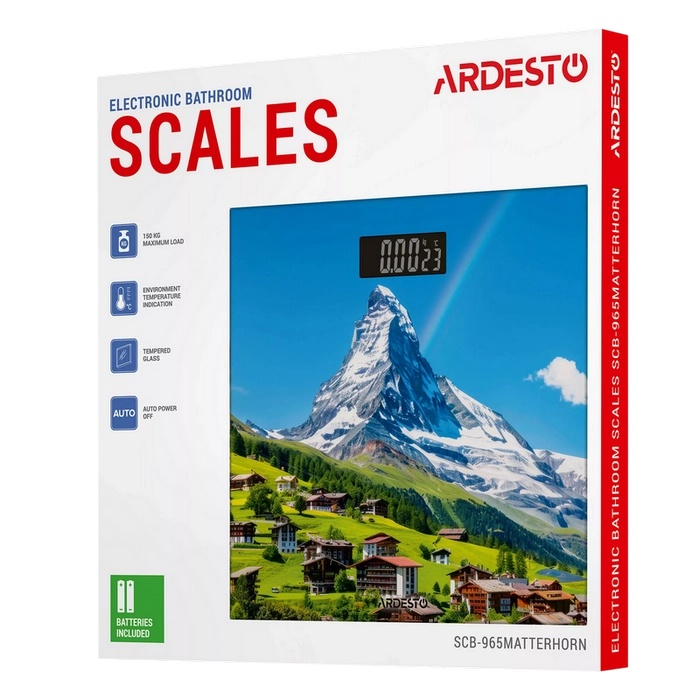 Электронные напольные весы Ardesto SCB-965MATTERHORN Разноцветный