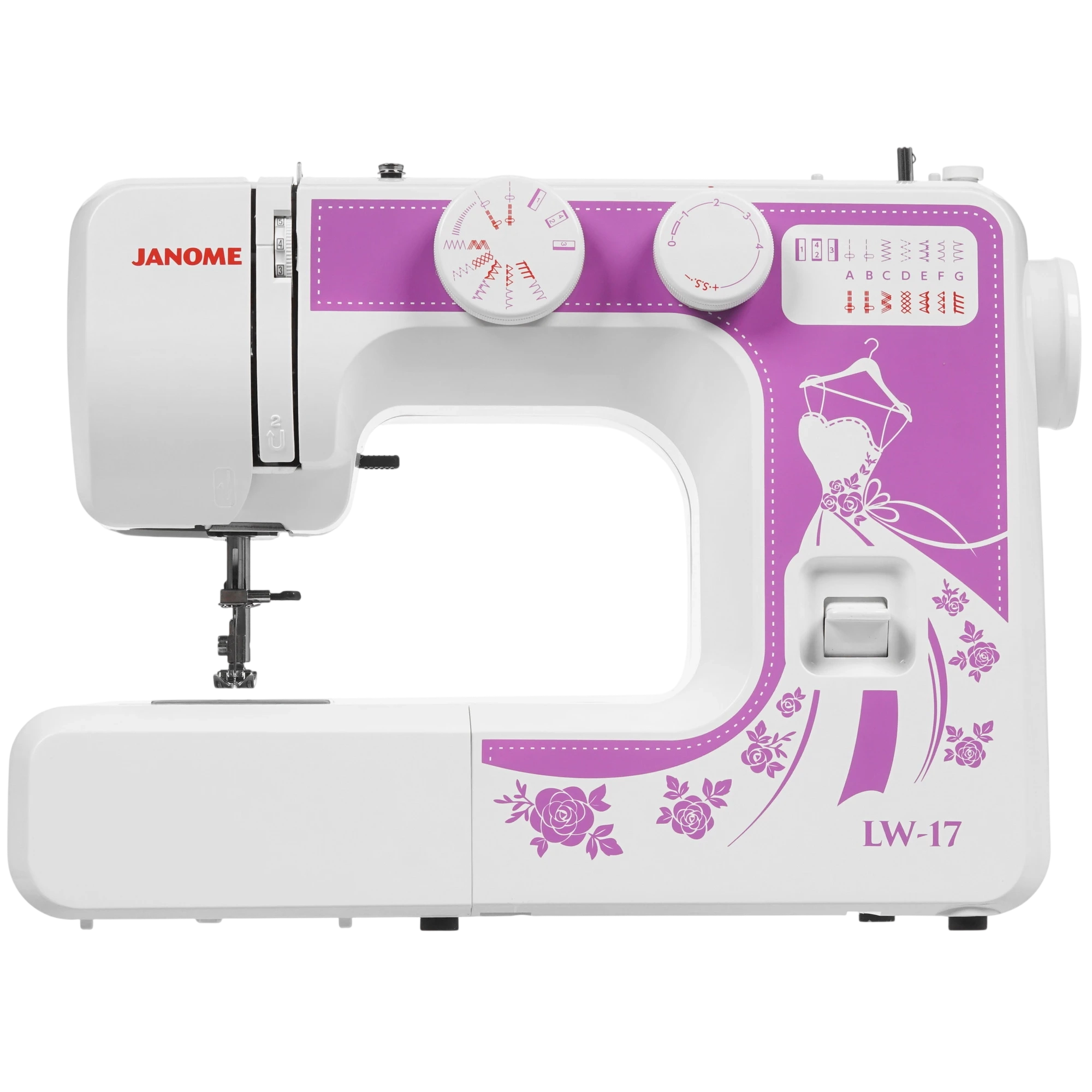 Швейная машина JANOME LW17 Белый..