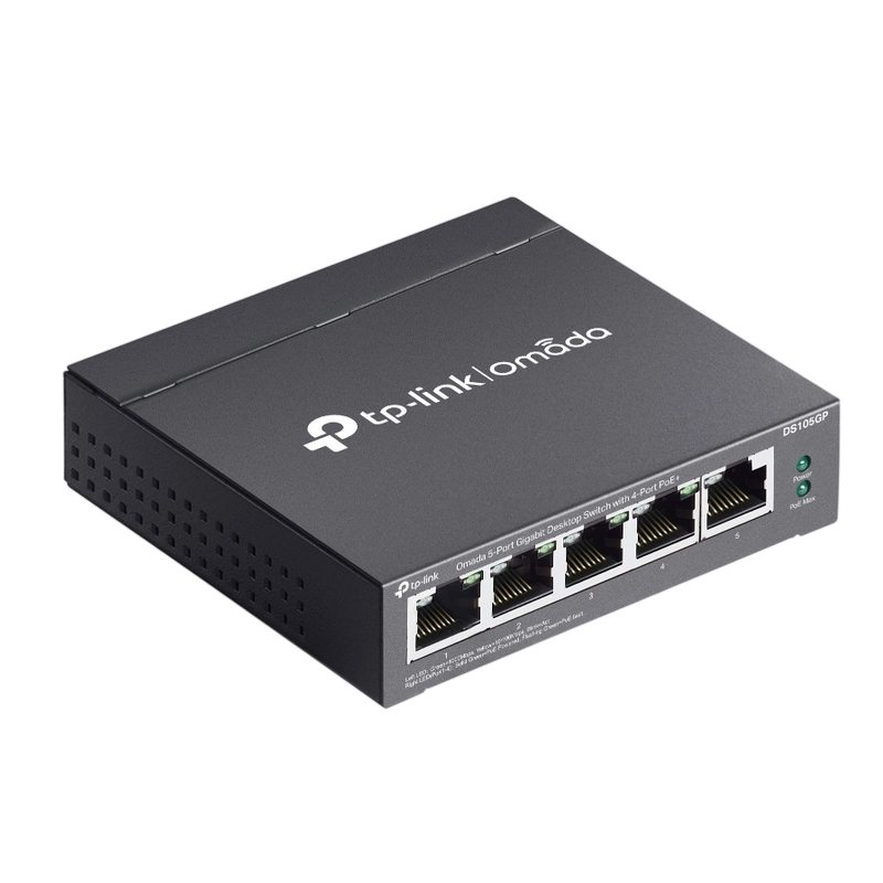 PoE коммутатор TP-LINK DS105GP Черный