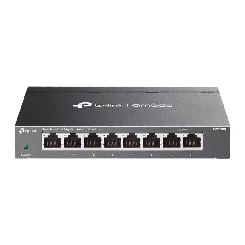 Купить  Проводная сеть - Сетевой коммутатор TP-LINK DS108G Черный..