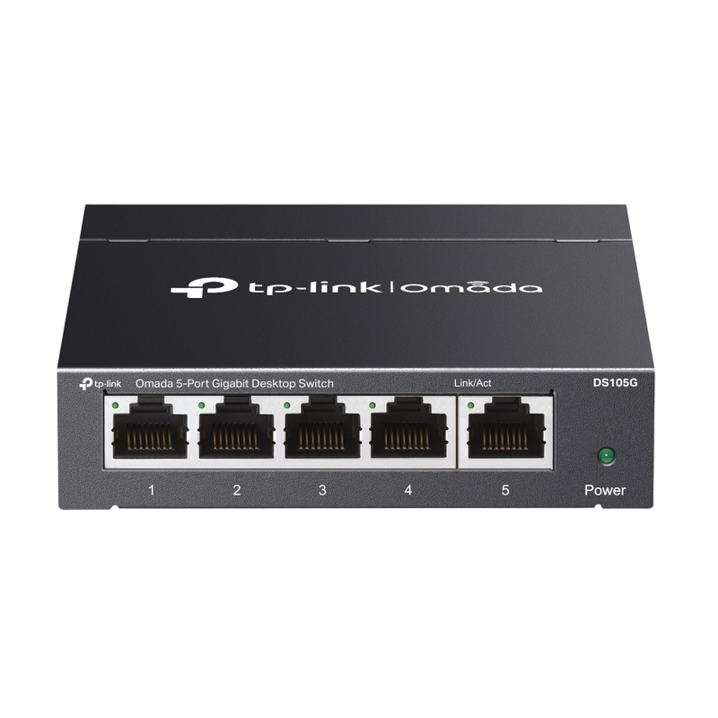 Купить  Проводная сеть - Сетевой коммутатор TP-LINK DS105G Черный..