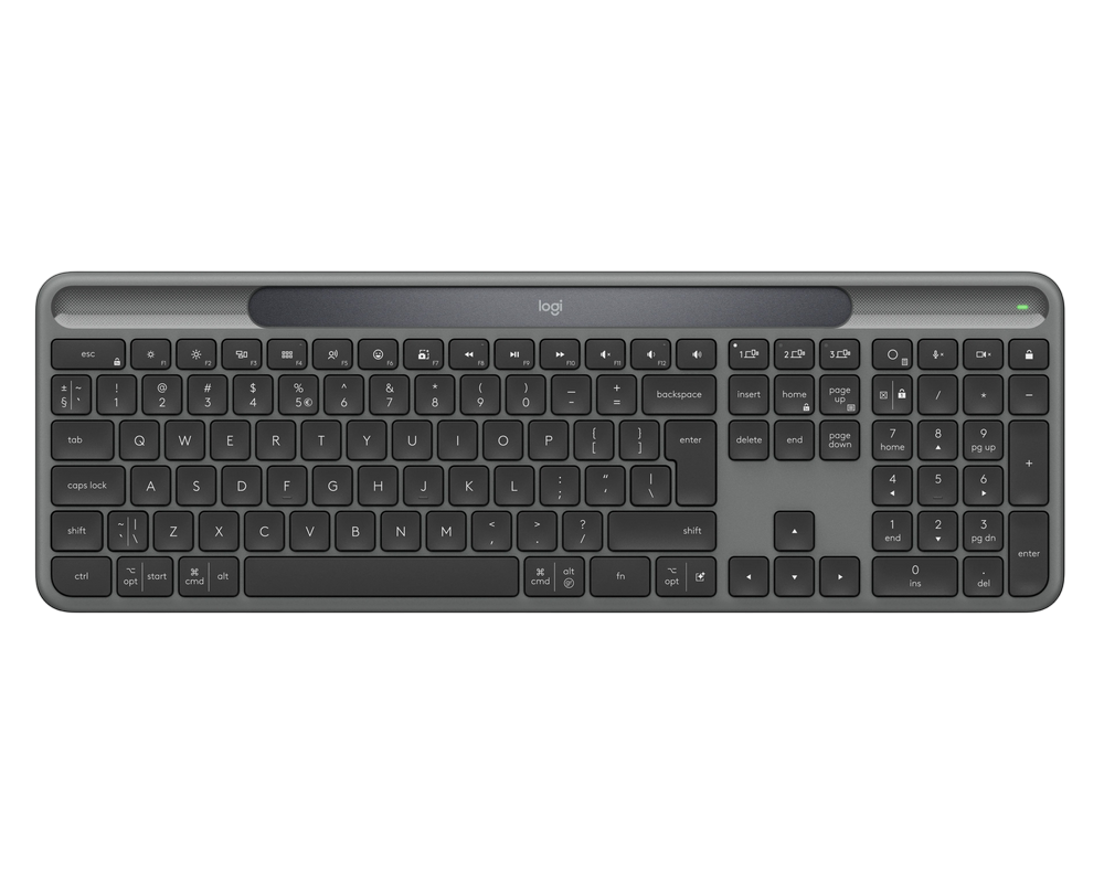 Tastatură Logitech Signature Slim Solar K980 Membrană Negru