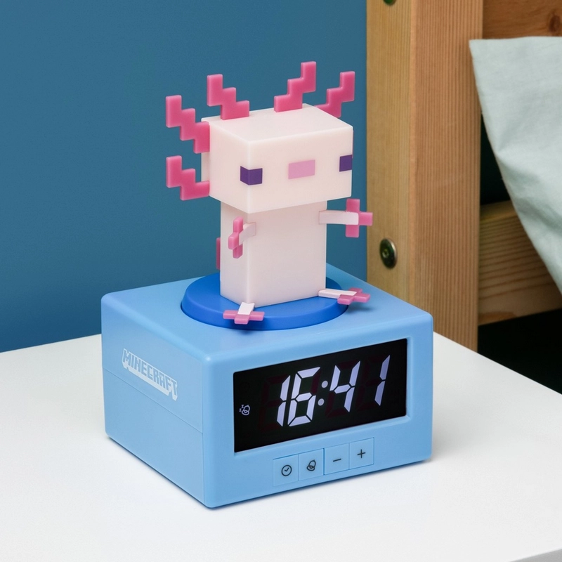 Цифровой будильник Paladone Axolotl Icon