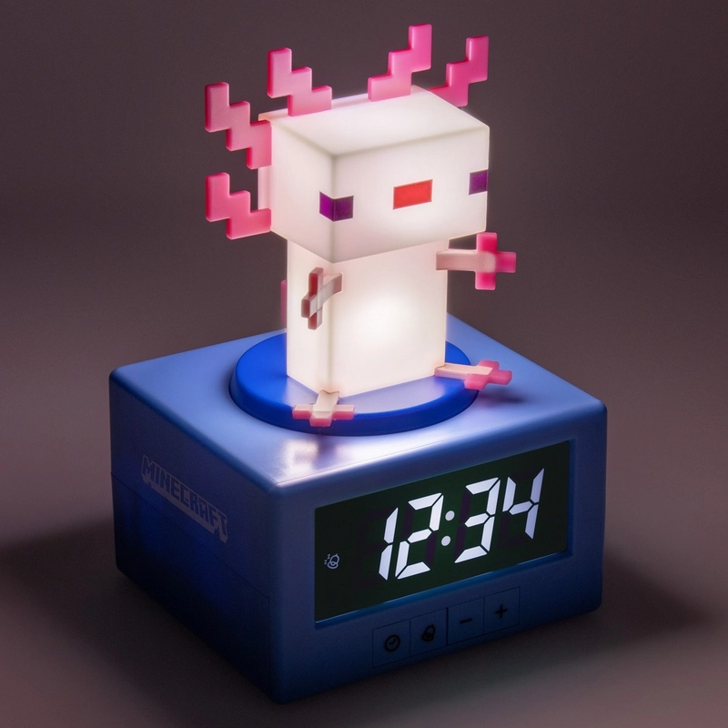 Цифровой будильник Paladone Axolotl Icon