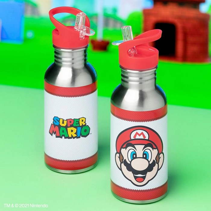 Бутылка для воды Paladone Super Mario with Straw