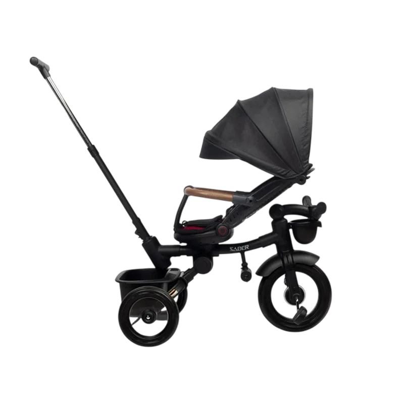 Трехколесный велосипед Caretero Saber Черный