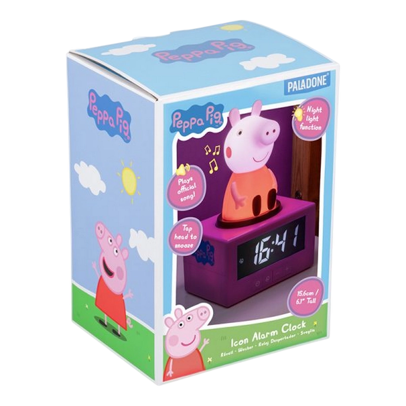 Цифровой будильник Paladone Peppa Pig Icon