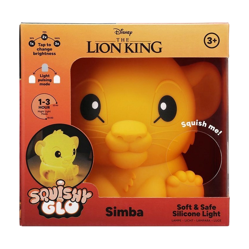 Ночник Paladone Simba SquishyGlo Silicone Light