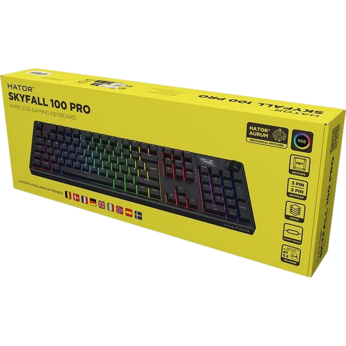 Клавиатура HATOR Skyfall 100 PRO Механический Черный