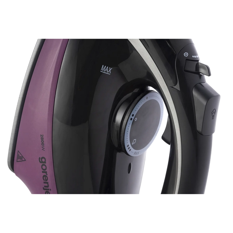Fier de călcat Gorenje SIK2800BKV Negru | Violet
2800 W | 50 g/min | Ceramică