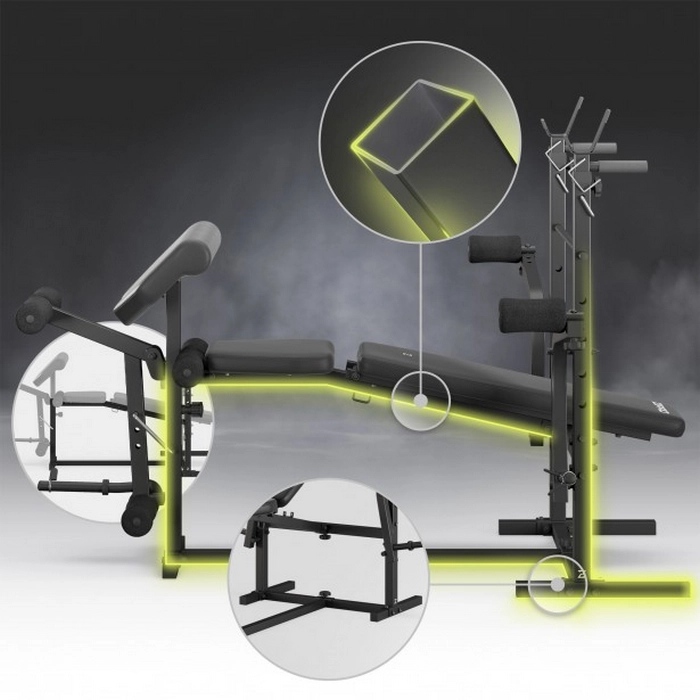 Bancă fitness Zipro Ripped Negru
120 kg