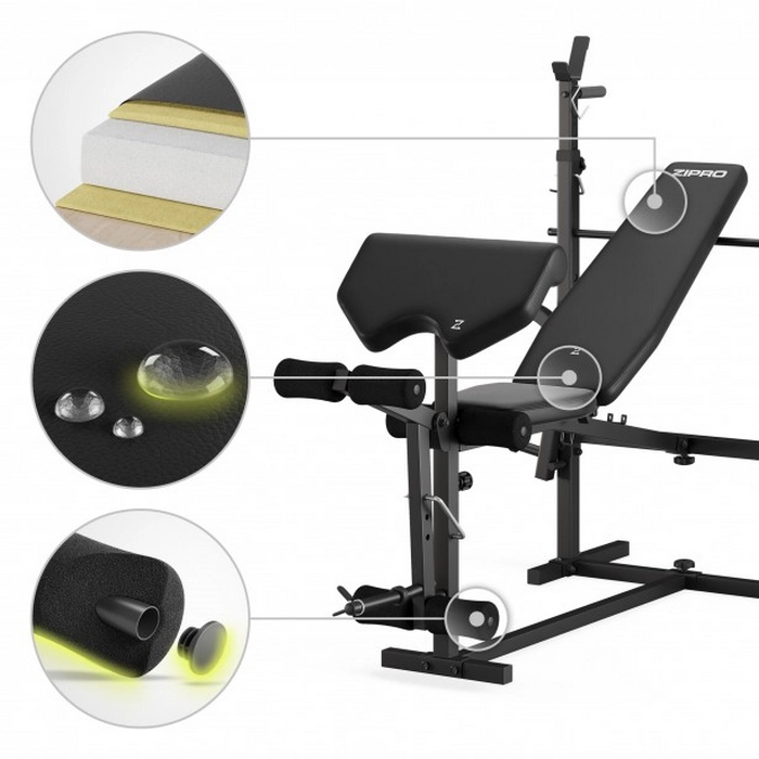 Bancă fitness Zipro Ripped Negru
120 kg