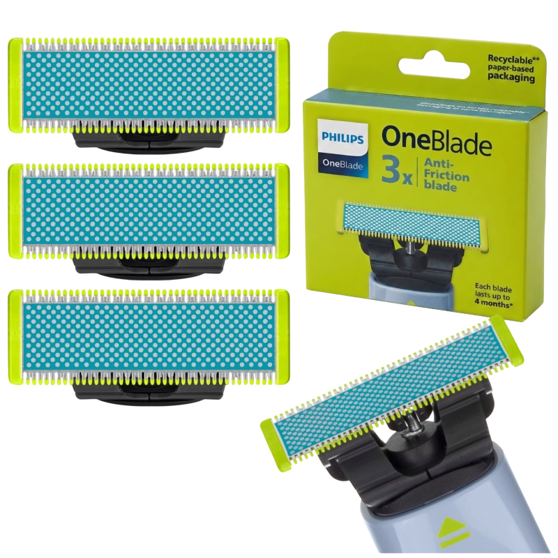 Сменная головка для электробритвы Philips OneBlade QP235/50 Чёрный