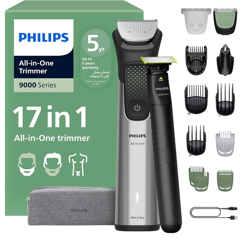 Мужской Триммер Philips MG9535/15 Серый