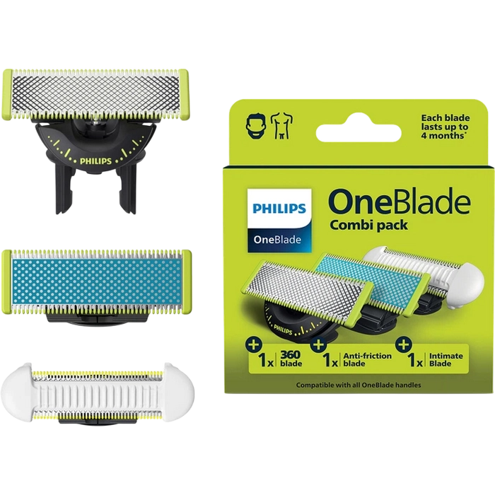 Сменное лезвие для электробритвы Philips OneBlade QP936/50 Чёрный