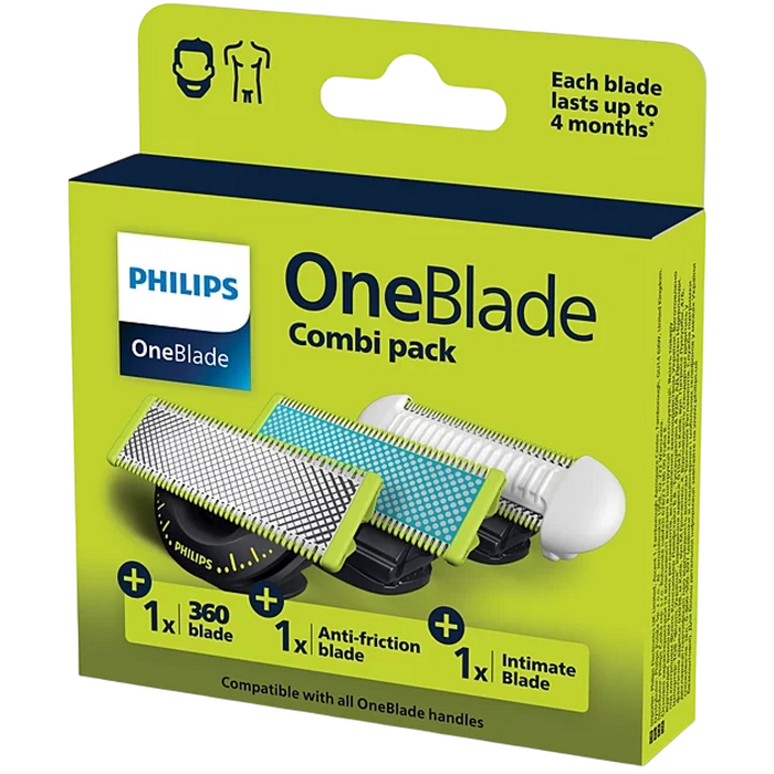 Сменное лезвие для электробритвы Philips OneBlade QP936/50 Чёрный