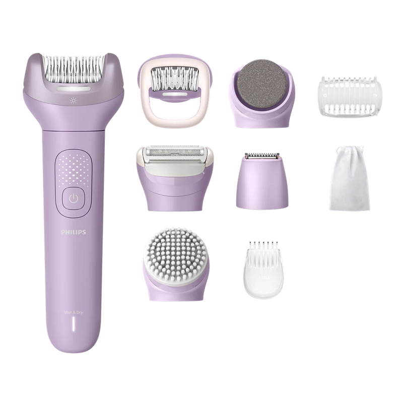Epilator Philips BRE728/00 Violet
Uscat,Umed | Baterie | In formă de plasă