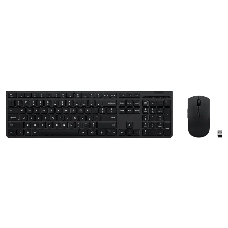 Set Tastatură + Mouse Lenovo Professional 4X31R64342 Membrană Negru
Fără fir | Engleza,Rusă