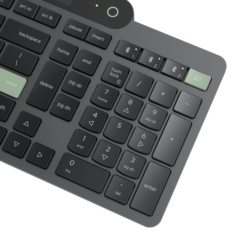 Клавиатура Lenovo Self-Charging Bluetooth Мембрана Черный