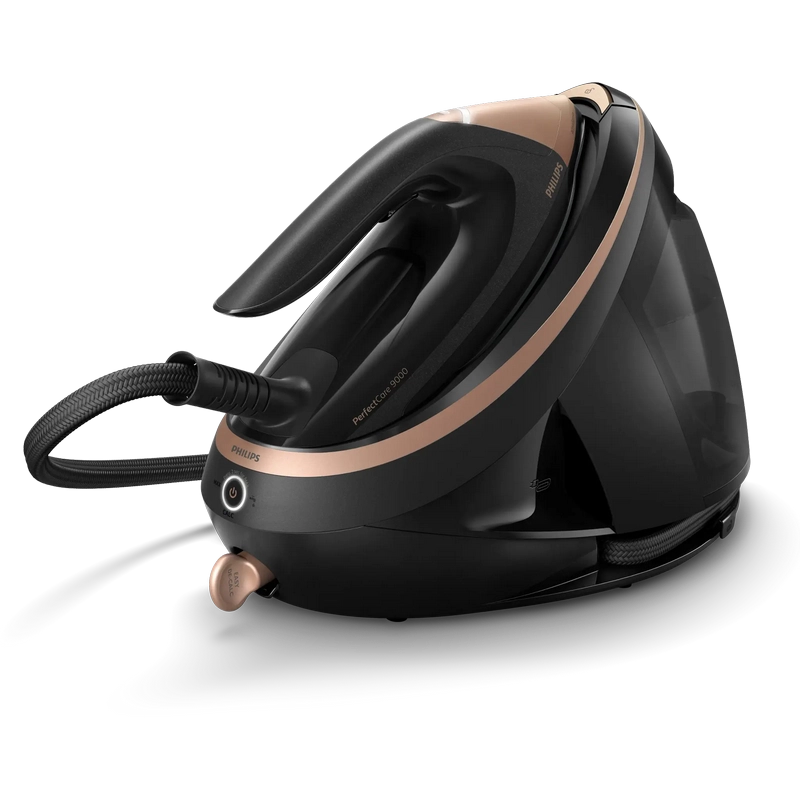 Fier de călcat cu generator de abur Philips PSG9040/80 Negru | Bronz
3100 W | 180 g/min | 1800 ml | SteamGlide Elite