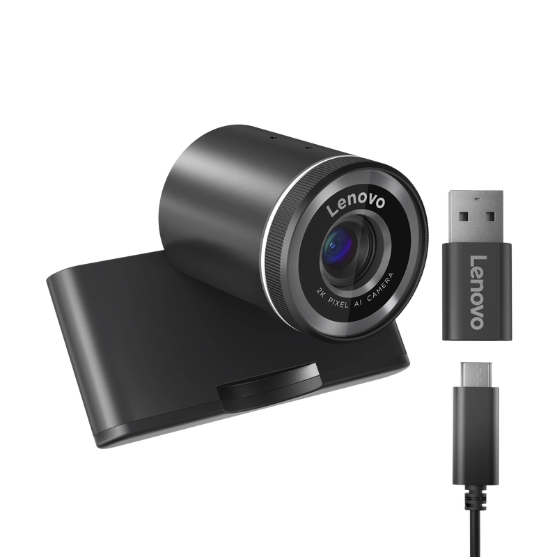 Веб-камера Lenovo QHD Черный