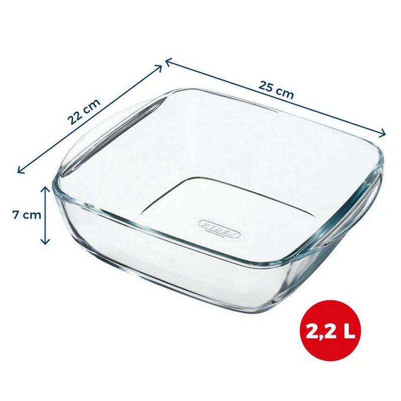 Форма для выпечки Pyrex 212B100 AirFryer Прозрачный