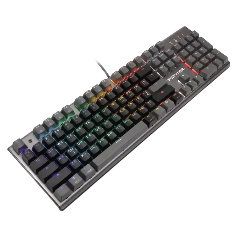 Tastatură A4Tech FS100 Mecanic Negru
Cu fir | Engleza,Rusă,Română